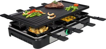 Raclette 8 pannetjes | 50% Korting, Ophalen of Verzenden, Zo goed als nieuw, 8 personen of meer