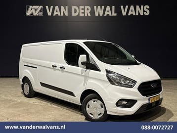 Ford Transit Custom | 2.0 TDCI L2H1 Euro6 Airco | Camera |, Gebruikt, Euro 6, Wit, Dealer onderhouden