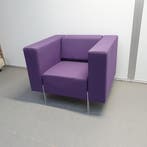 Luxe Kinnarps fauteuil - paarse stoffering, Ophalen of Verzenden, Nieuw