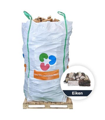Haardhout Eiken Bigbag 2 kuub los gestort | Gratis bezorging, Tuin en Terras, Haardhout, Minder dan 3 m³, Verzenden, Eikenhout