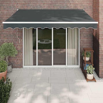 vidaXL Luifel elektrisch uitschuifbaar 3,5x2,5 m, Verzenden, Nieuw