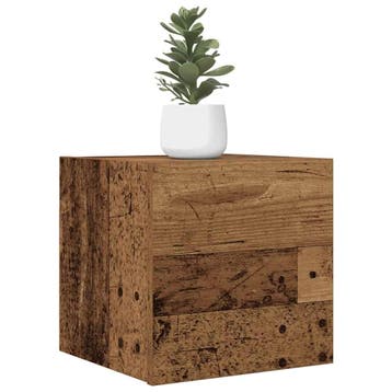 vidaXL Tv-wandmeubel 30,5x30x30 cm oud houtkleurig, Verzenden, Nieuw, Overige houtsoorten