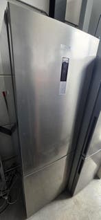 TOPDEAL! SEVERIN RVS NOFROST KOELVRIESCOMBINATIE, Witgoed en Apparatuur, 200 liter of meer, 60 cm of meer, Met aparte vriezer