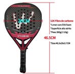 12K Carbon Padel Racket – Met EVA Kern en Accessoires, Verzenden, Nieuw