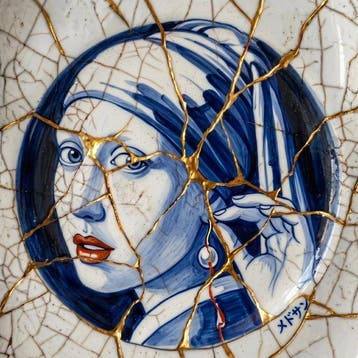MEDSAN - Kintsugi Girl with a Pearl Earring ()