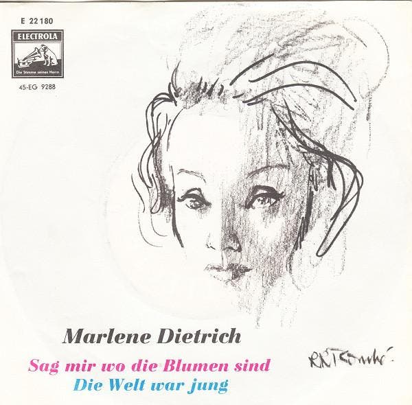 vinyl single 7 inch - Marlene Dietrich - Sag Mir Wo Die B..., Cd's en Dvd's, Vinyl Singles, Zo goed als nieuw, Verzenden