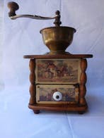 Koffiemolen - hout en messing