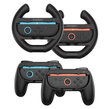 Dobe Stuurtjes + Grips voor Nintendo Switch 2 - Zwart (Nieuw, Spelcomputers en Games, Verzenden, Nieuw