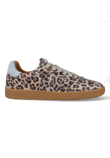DWRS Poona Leopard B11456-54-8368 Beige / Lichtblauw-42, Verzenden, Nieuw