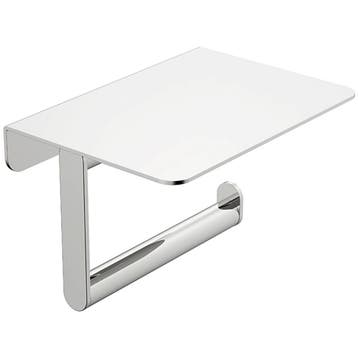 Wiesbaden Alonzo Toiletrolhouder met Planchet - Chroom, Huis en Inrichting, Badkamer | Badtextiel en Accessoires, Ophalen of Verzenden
