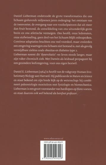 Het verhaal van het menselijk lichaam 9789045026558, Boeken, Verzenden, Gelezen, Daniel E. Lieberman