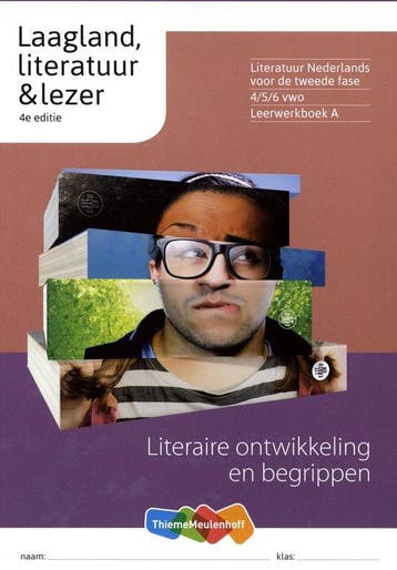 4/5/6 vwo / Laagland, literatuur & lezer / Leerwerkboek A, Boeken, Verzenden, Zo goed als nieuw