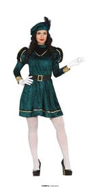 Pietenjurk Met Baret Dames Donkergroen, Ophalen of Verzenden, Nieuw