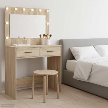 vidaXL Plafondtafel Sonoma Eiken 78,5 x 41 x 135 cm Bewerkt, Huis en Inrichting, Verzenden, Nieuw