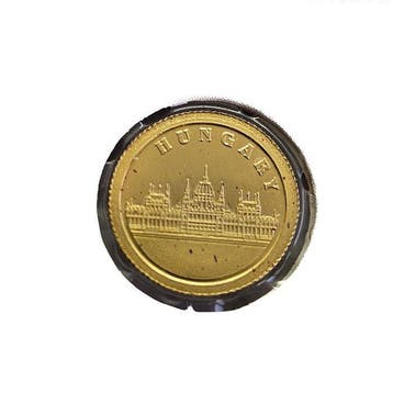 Liberia. 12 Dollars 2008 - Hungary - 1/50 Oz.
