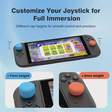 4/8 Stuks Siliconen Thumb Grips Caps voor Nintendo Switch Jo, Verzenden, Nieuw