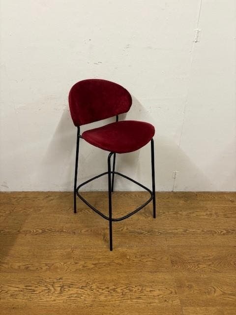 Gebruikte half hoge kruk - K992 Vintage/Café, Huis en Inrichting, Barkrukken, Ophalen