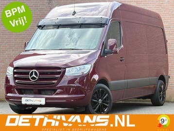 Zakelijke Lease |  Mercedes-Benz Sprinter 314CDI 143PK L2H2, Stof, Gebruikt, Zwart, Mercedes-Benz