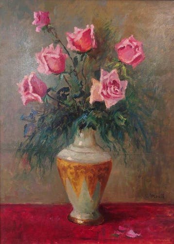 Cesare Monti (1891-1959) - Vaso di Rose