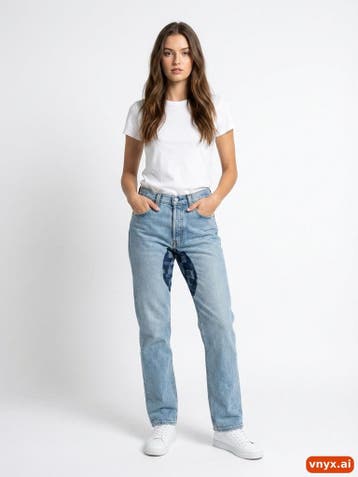 Levis Jeans Dames maat WW32 / L32 Lichtblauw Vintage, Ophalen of Verzenden, Nieuw