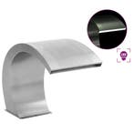 vidaXL Zwembadfontein met LEDs 30x60x45 cm roestvrij staal, Verzenden, Nieuw