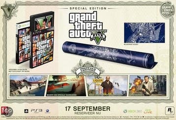 Grand Theft Auto V GTA 5 special edition (xbox360 used game), Spelcomputers en Games, Ophalen of Verzenden, Zo goed als nieuw
