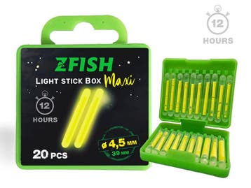 Breekstaafjes Set 20 st. 4,5 x 39 mm - Karper XL, Verzenden, Nieuw, Dobber of Lood