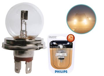 Philips Vision R2 Autolampen - P45T - 12V 40/45W - 2 Stuks, Verzenden, Nieuw, Philips