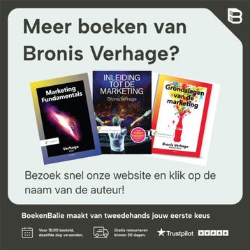Grondslagen van de marketing - Bronis Verhage 9789001817855, Verzenden, Gelezen, Bronis Verhage