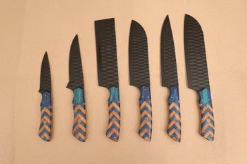 Smoked Blades - Keukenmes - Chefs knife - **Handgemaakt