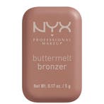 NYX Buttermelt Bronzer - 5gr 03 - Deserve Butta, Ophalen of Verzenden, Nieuw, Gehele gezicht, Make-up
