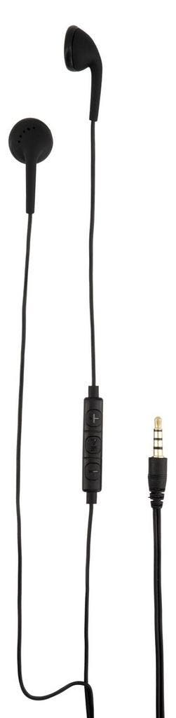HEMA Oortelefoon half in-ear comfort zwart, Verzenden, Nieuw