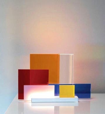 Jean Nouvel - Lamp - Over Lijnen - methacrylaat, Antiek en Kunst