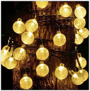 Kerst slinger solar - 20 LEDs - 485cm, Ophalen of Verzenden, Nieuw