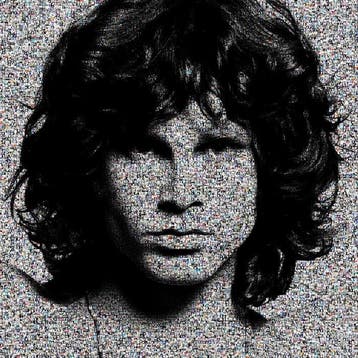 David Law (1967) - Crypto Jim Morrison II - Format XL 60x60