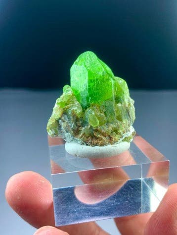 Peridot-exemplaar Kristalen- 35 g - (1)