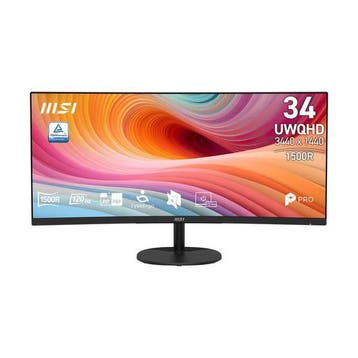 MSI Pro MP341CQ E12 ultrawide monitor 34 inch, Computers en Software, Verzenden, Nieuw, MSI