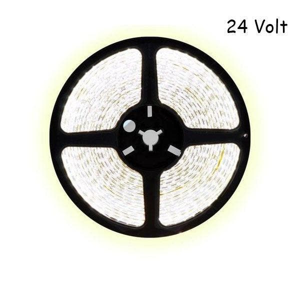 5 meter koud wit led strip - 120Leds/m - 24V - 3528, Auto-onderdelen, Verlichting, Ophalen of Verzenden