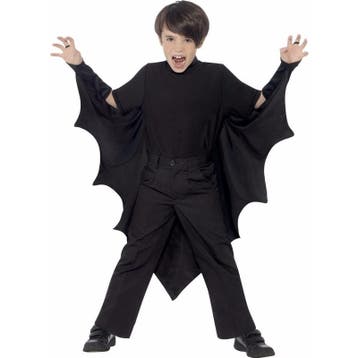 Halloween zwarte kinder vleugels van stof - Vleugels, Verzenden, Nieuw