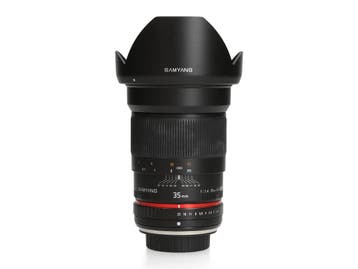 Samyang Optics 35mm f/1.4 ED AS UMC AE (Olympus), Ophalen of Verzenden, Zo goed als nieuw, Samyang