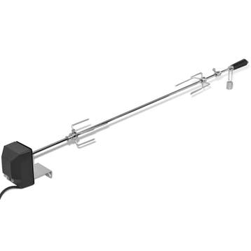 vidaXL BBQ Draaispit met motor staal 1200 mm, Verzenden, Nieuw