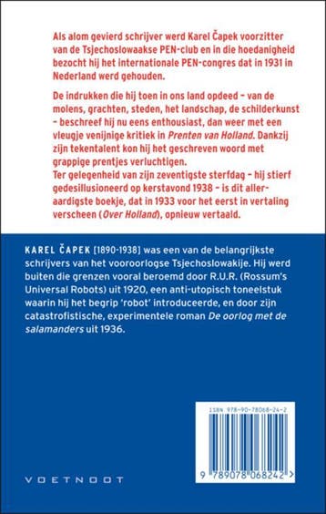 Prenten van Holland / Moldaviet / 7 - Karel Capek, Verzenden, Gelezen, Karel Capek