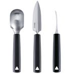 Triangle Pompoen Kerfset 3-Delig – RVS Lemmet – Vaatwass, Ophalen of Verzenden, Nieuw