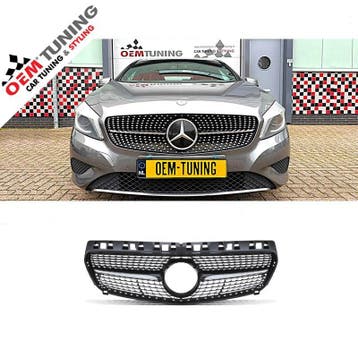 Mercedes-Benz W176 | Black Diamond Grille | 2012 – 2015 |, Auto-onderdelen, Voor, Mercedes-Benz, Nieuw, Ophalen of Verzenden
