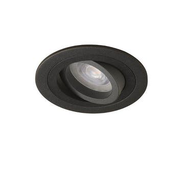Spotje zwart | Inbouwspot LED | Kantelbaar inbouwarmatuur, Verzenden, Nieuw, Plafondspot of Wandspot