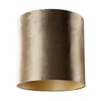 Velours lampenkap brons met gouden binnenkant 40/40/40, Verzenden, Nieuw, Classic-antique