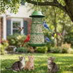 Uitschuifbare Metalen Vogelvoeder – Hangend voor Buiten, Dieren en Toebehoren
