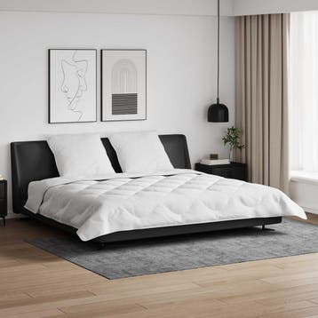 vidaXL Winter Dekbed met kussen 3 pcs Wit Microvezel, Verzenden, Nieuw, Wit