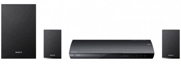 Sony BDV-EF220 - 2.1 Blu-ray/DVD home cinema set, Audio, Tv en Foto, Versterkers en Receivers, Zo goed als nieuw, Sony, 120 watt of meer