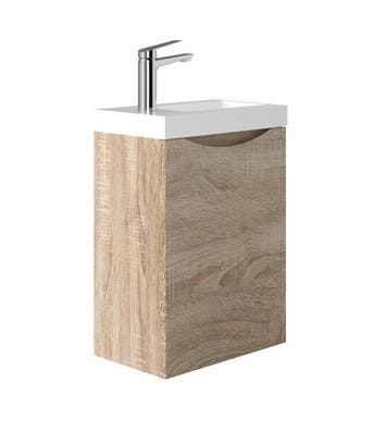 SALE - Mela 40 - Licht eiken - Toiletmeubel -, Ophalen of Verzenden, Nieuw